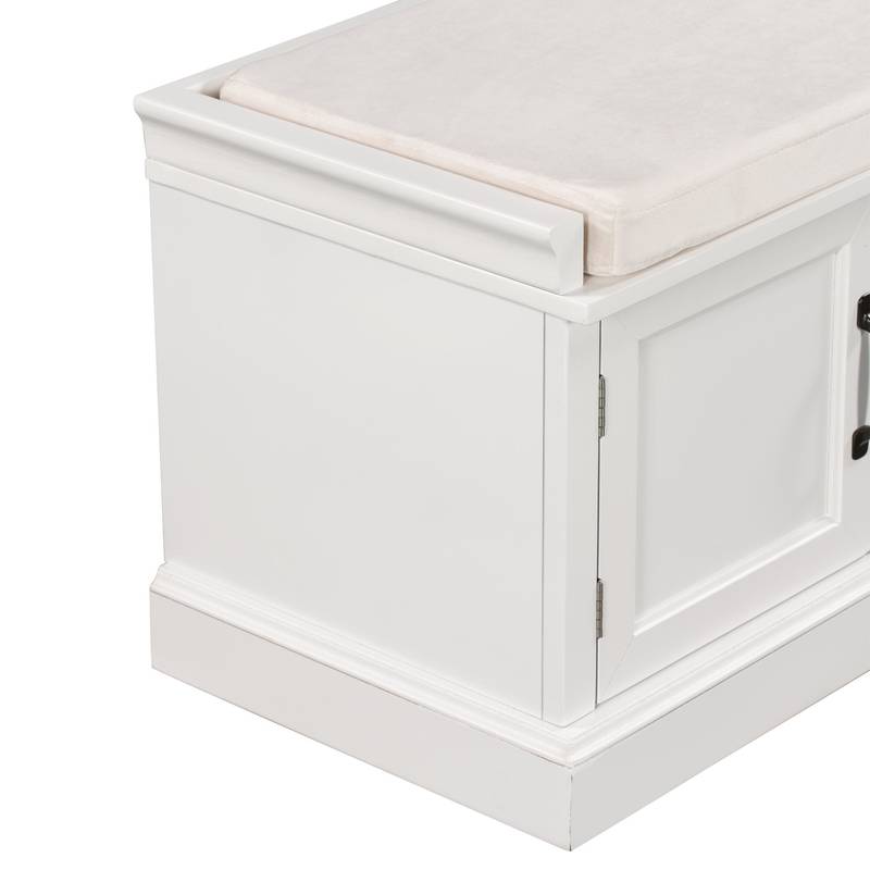 Cozy Storage Bench with Cushioned Seat