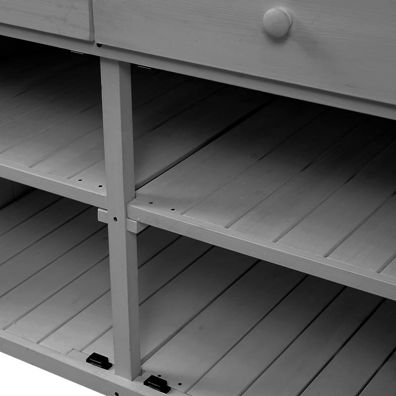 TOPMAX 65-Inch Garden Potting Station - Stylish Storage & Workspace