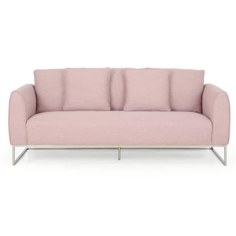 Cozy Chic Light Pink Sofa