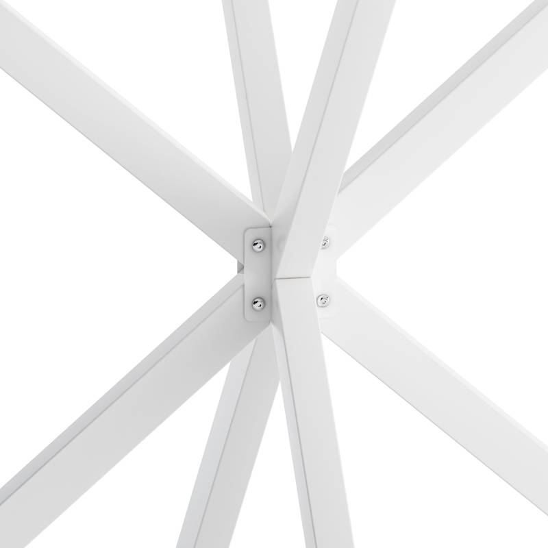 Chic Round Dining Table with Removable Top