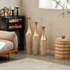 Chic Woven Metal Vase Trio