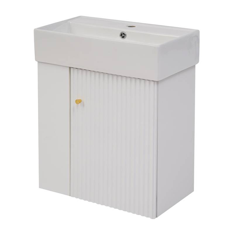 Sleek Floating Vanity for Cozy Bathrooms