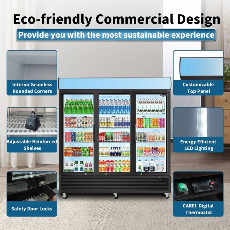 Chill & Showcase Glass Merchandiser Fridge