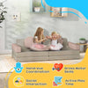 Cozy Kid's Play Couch Set in Pink