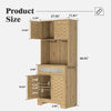 Stylish Tall Pantry & Bar Cabinet