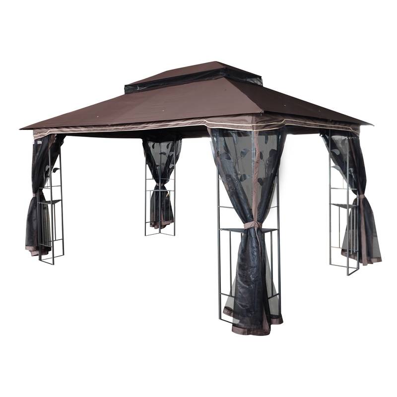 Cozy Patio Oasis Canopy Tent with Mosquito Netting