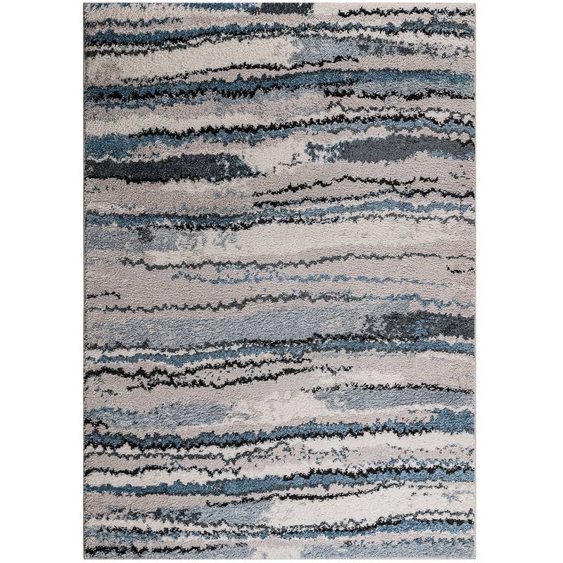 Flowing Watercolor Stripe Rug