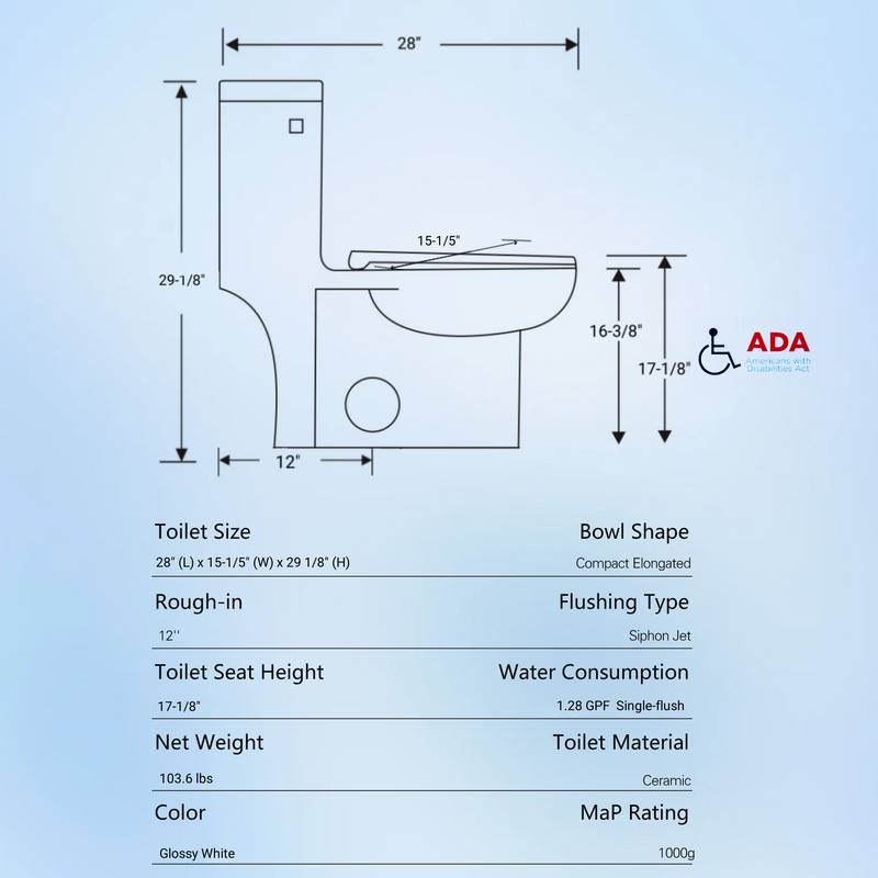 Eco-Friendly Comfort Toilet