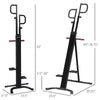 Vertical Climber Fitness Machine - Compact Full Body Workout Tool