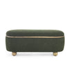 Cozy Green Storage Bench