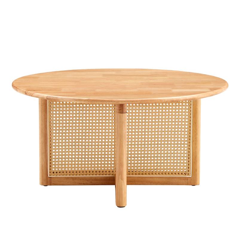Chic Rattan-Accent Coffee Table