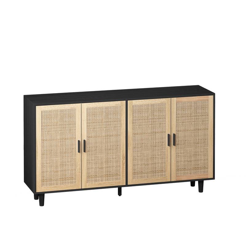 Chic Rattan Storage Cabinet
