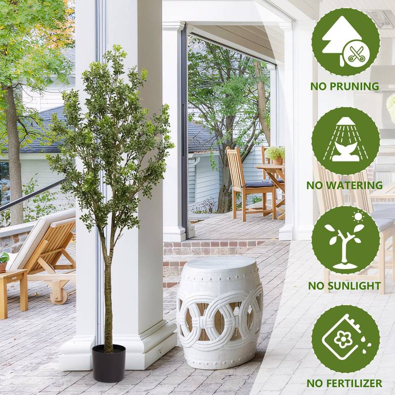 Lush Curved Greenery Garden Door Decor
