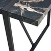 Chic Black Rectangular Dining Table for Gatherings