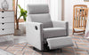 Cozy Gray Rocking Nursery Chair