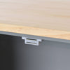 Versatile Rolling Kitchen Island with Wood Top & Storage