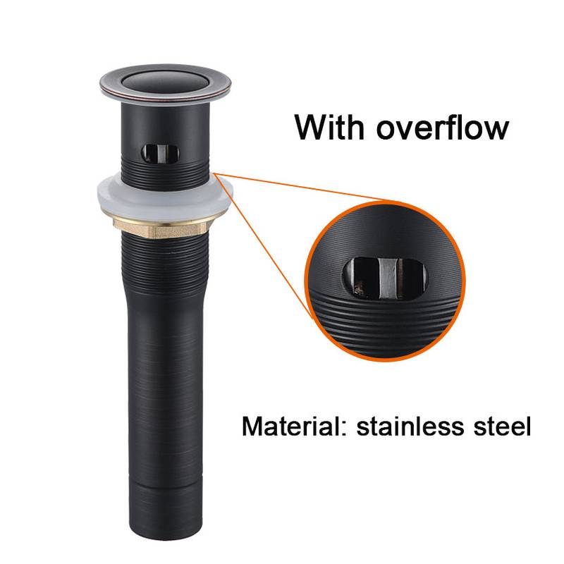 Elegant Bronze Bathroom Faucet with Pop-Up Drain
