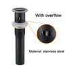 Elegant Bronze Bathroom Faucet with Pop-Up Drain
