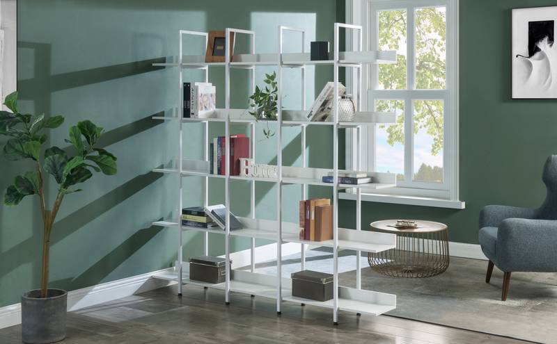 Vintage Industrial 5-Tier Bookshelf