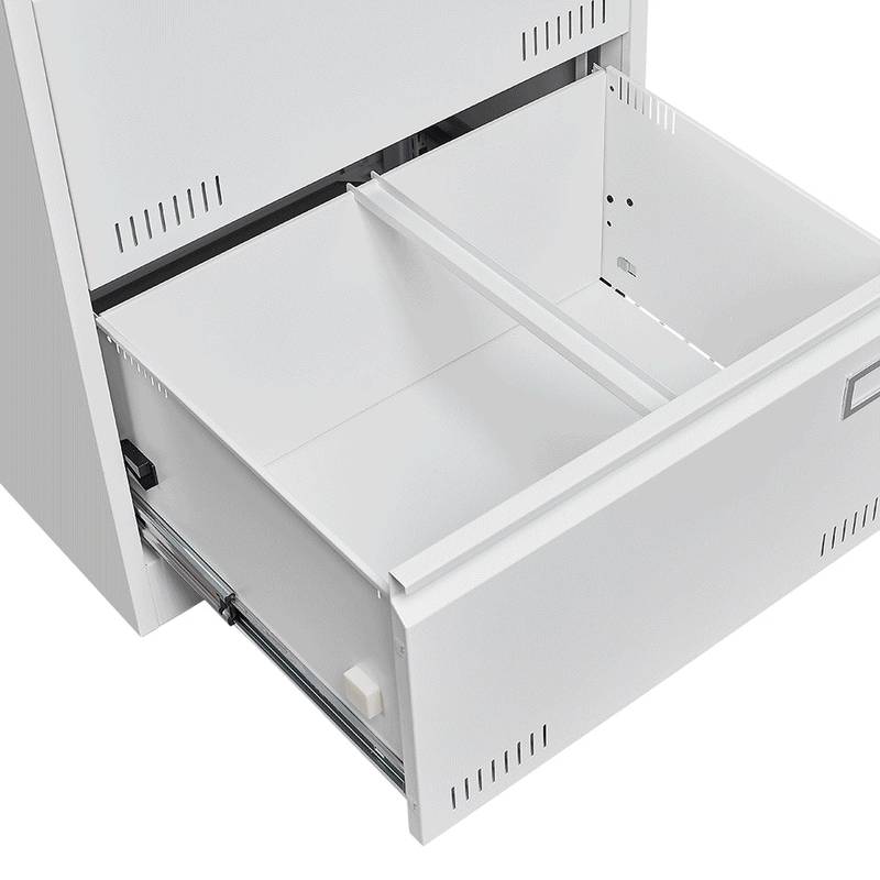Secure Sleek Filing Cabinet - Stylish 2-Drawer Organizer
