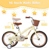 Colorful Girls' Bike with Training Wheels for Ages 4-7