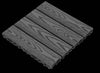 Versatile Dark Grey Deck Tile Set
