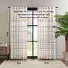 Tassel Charm Cotton Curtain Panel