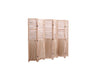 Natural Wood Folding Room Divider