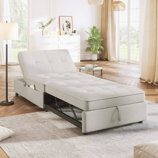 Versatile Sofa Bed with Storage & USB Port