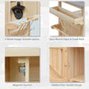 Farmhouse Rolling BBQ Bar & Storage Island