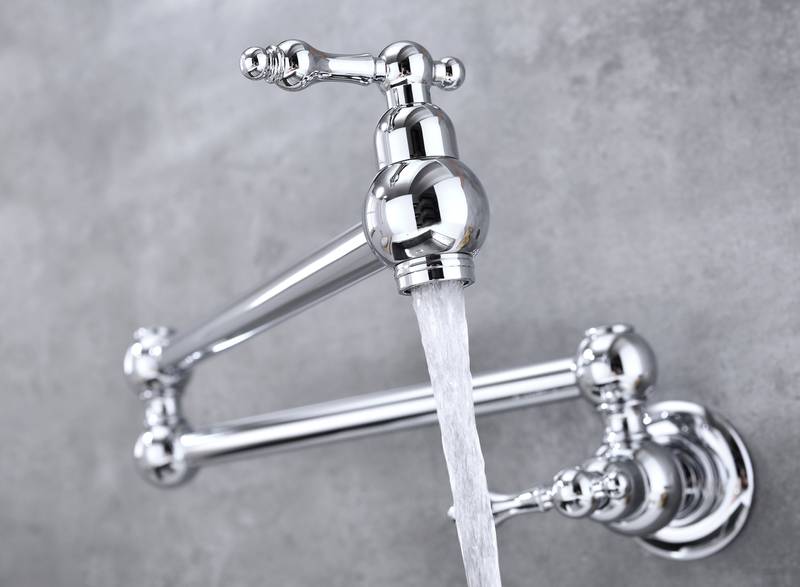 Space-Saving Kitchen Pot Filler Faucet