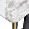 Chic Marble-Look Dining Table
