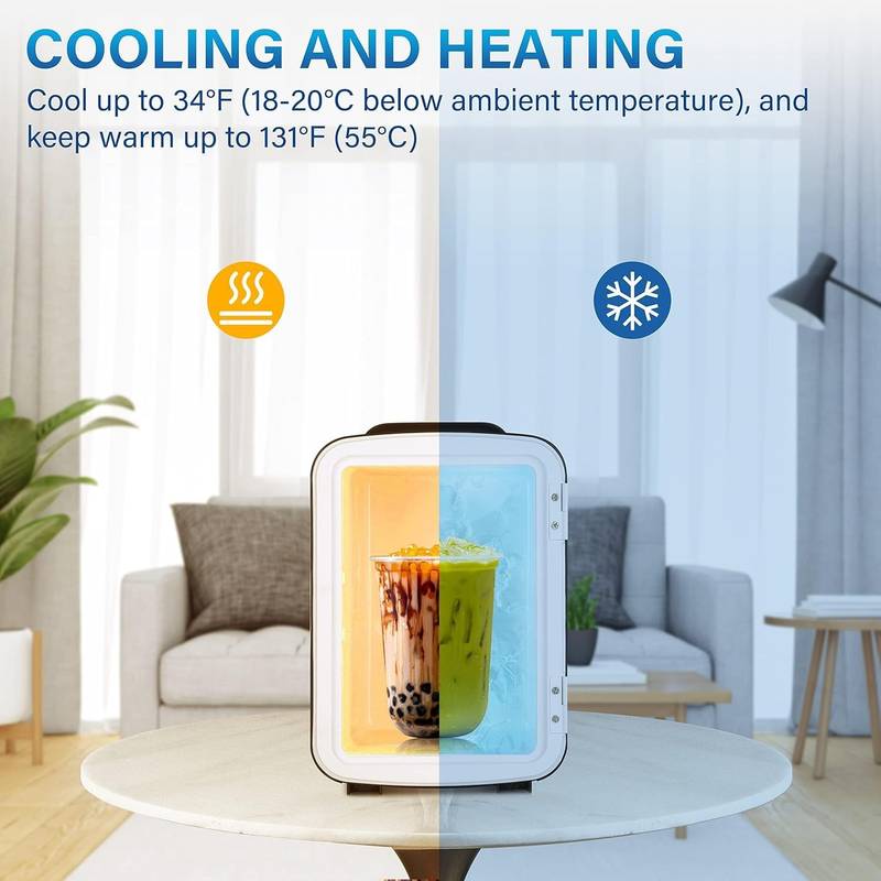 Chill & Warm Mini Cooler: The Perfect Portable Fridge