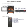 Cozy Glow 3D Electric Infrared Fireplace with Remote