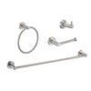 Brushed Nickel Bathroom Essentials Set