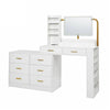 Sleek White 8-Drawer Dresser - Stylish Storage Solution for Your Bedroom