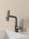 Smart Waterfall Faucet: Adjustable LED Temp Display & 360° Rotation
