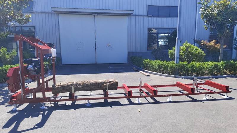 Easy Start Portable Sawmill with Powerful Gas Engine