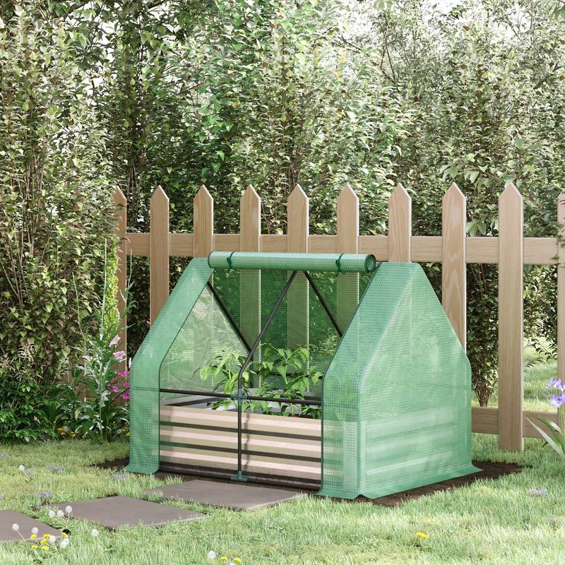 Outsunny Mini Greenhouse Garden Bed - Grow Your Own Essentials!
