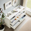 Sleek White 3-Drawer Dresser - Stylish Storage for Any Room