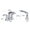 Chic Chrome Pull-Out Faucet for Your Bathroom