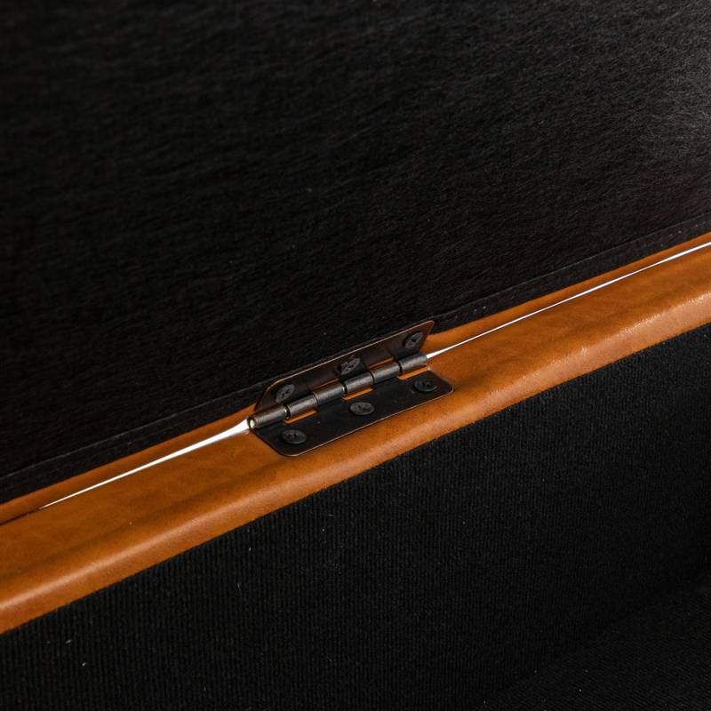 Stylish Leather Storage Bench