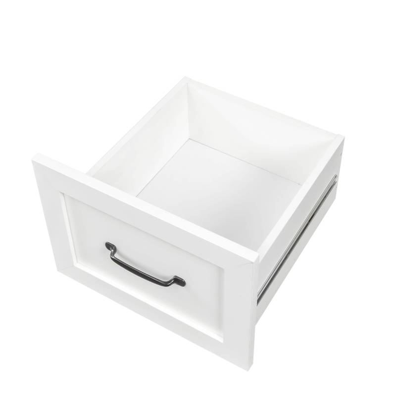 Chic White Desk with Hutch for Home Office