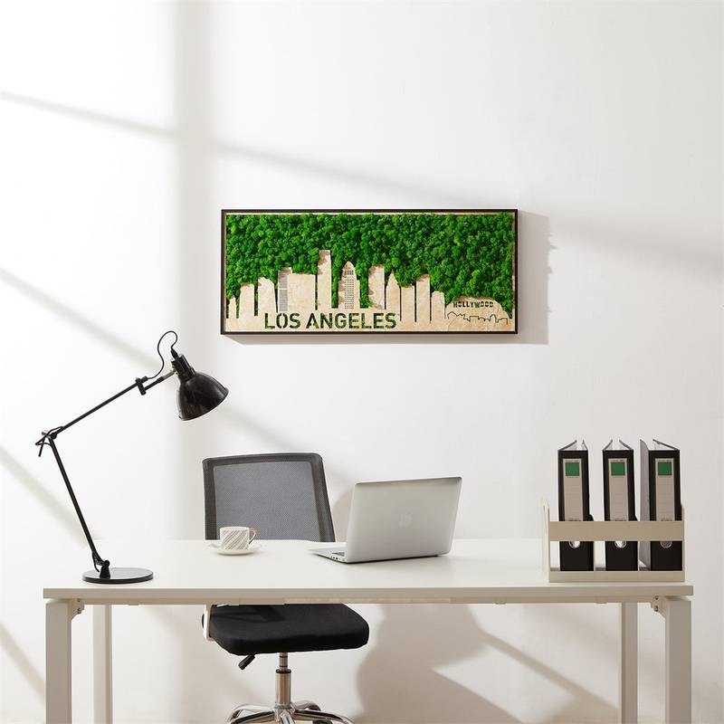 LA Moss Wall Art