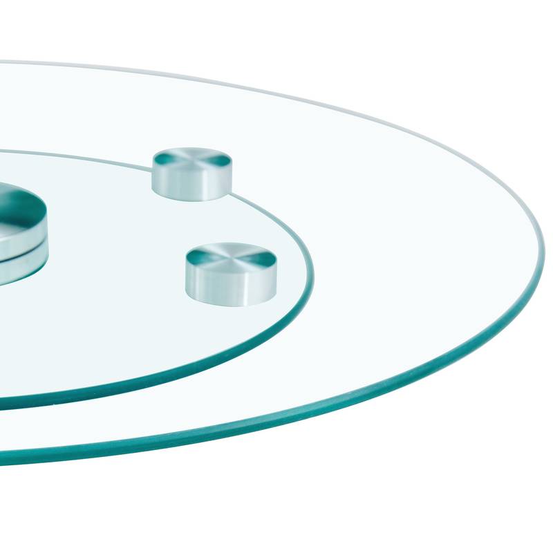 Spin & Store: Double-Layer Glass Organizer