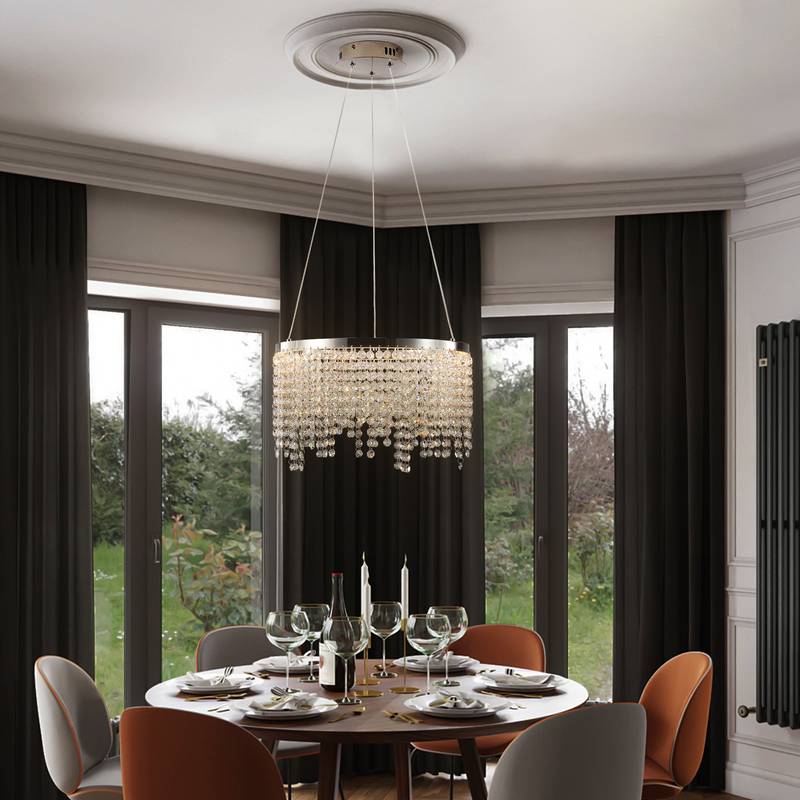 Radiant Elegance Adjustable LED Chandelier