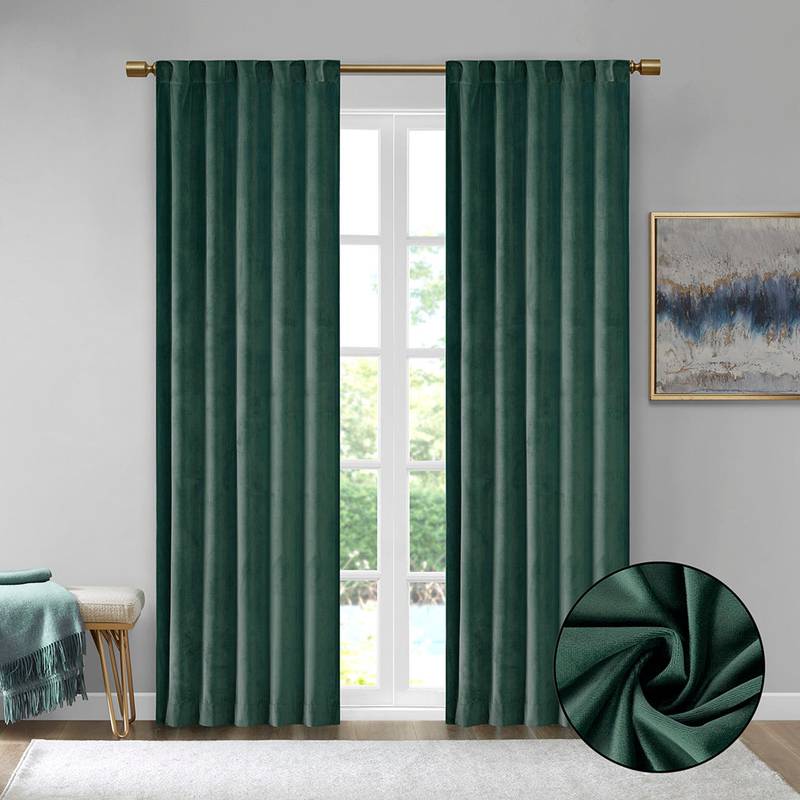 Luxurious Darkening Velvet Curtain Pair