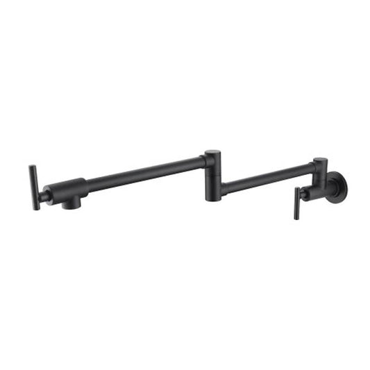 Stretchable Pot Filler Faucet - Matte Black