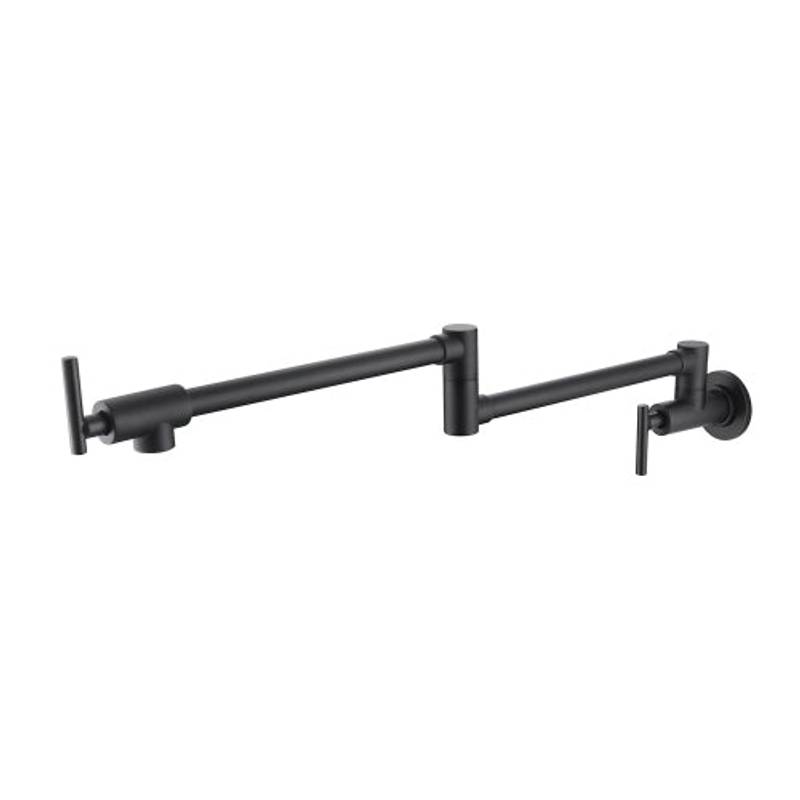 Stretchable Pot Filler Faucet - Matte Black