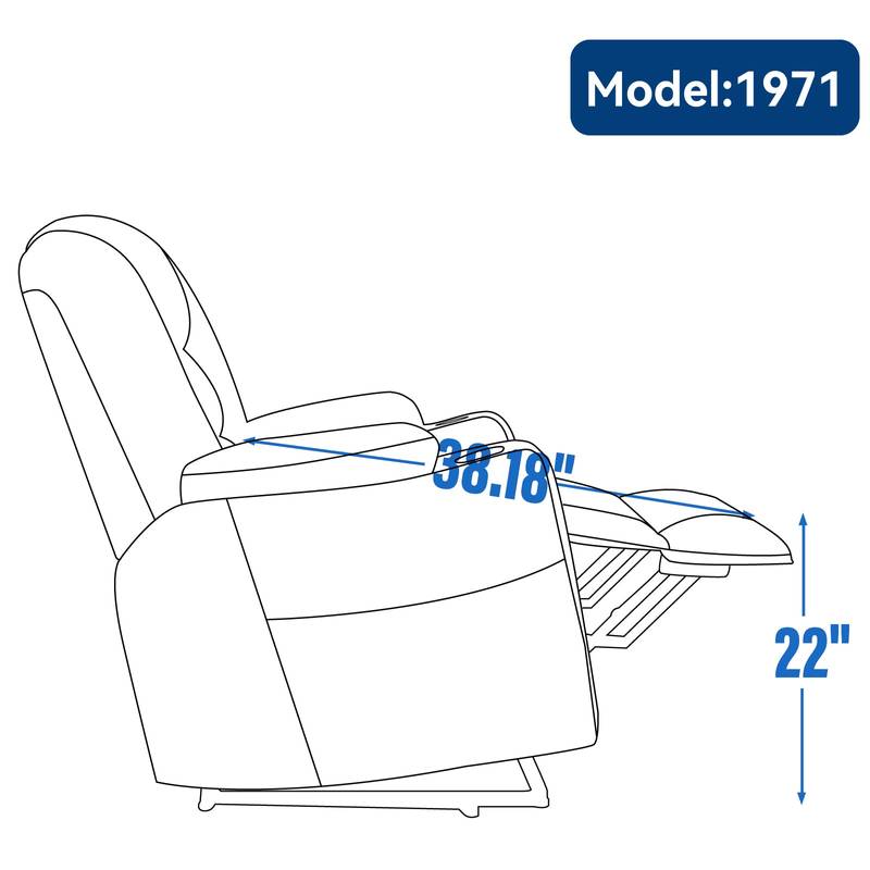 Cozy Comfort Recliner with Massage & Heat